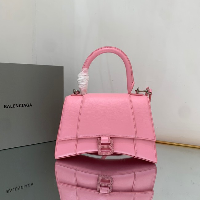 Balenciaga HOURGLASS SMALL TOP HANDLE BAG 592834 PINK