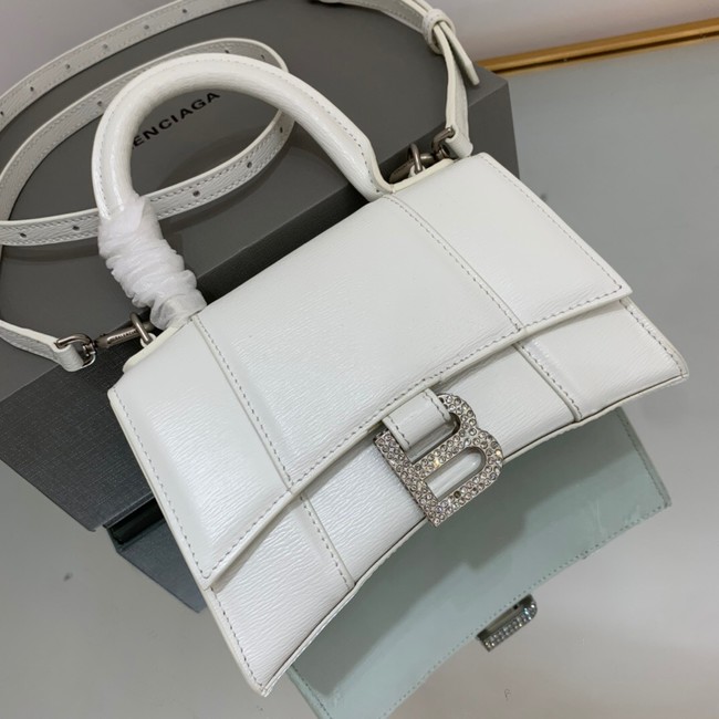 Balenciaga HOURGLASS SMALL TOP HANDLE BAG 59353 WHITE