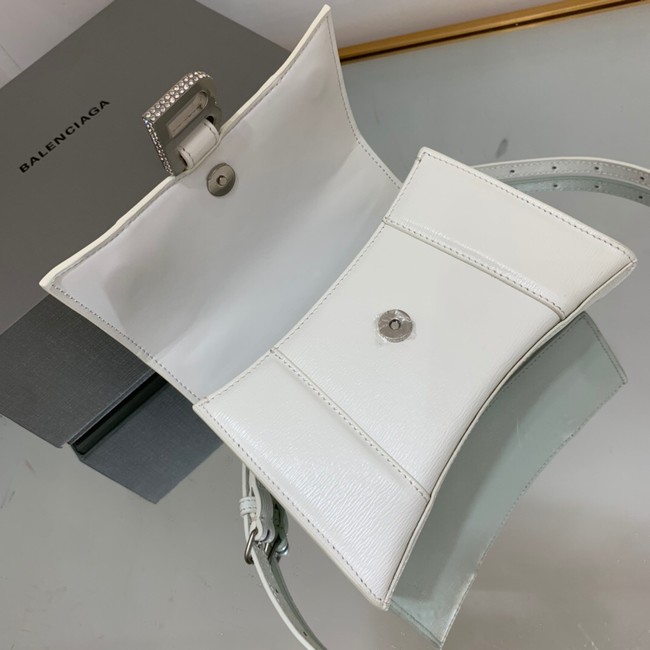 Balenciaga HOURGLASS SMALL TOP HANDLE BAG 59353 WHITE