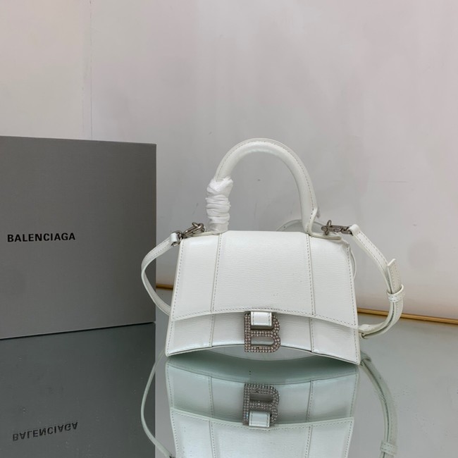 Balenciaga HOURGLASS SMALL TOP HANDLE BAG 59353 WHITE