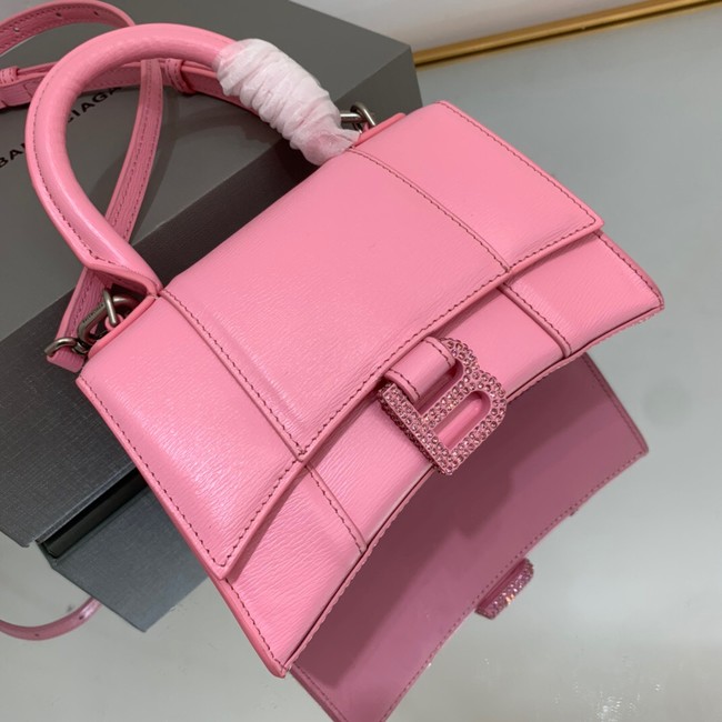 Balenciaga HOURGLASS SMALL TOP HANDLE BAG 59353 pink