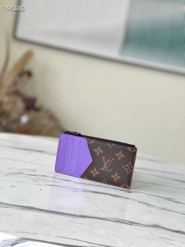 Louis Vuitton COIN CARD HOLDER M81627 purple