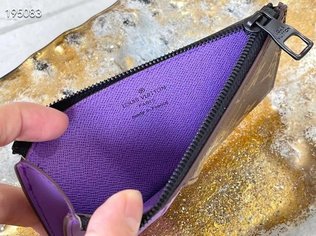 Louis Vuitton COIN CARD HOLDER M81627 purple