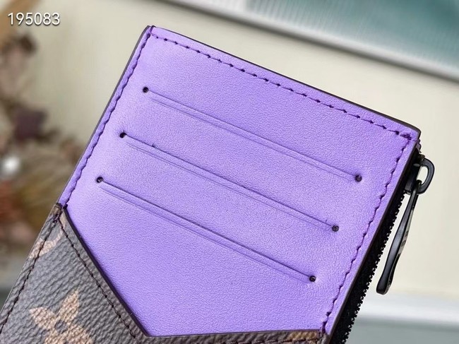 Louis Vuitton COIN CARD HOLDER M81627 purple