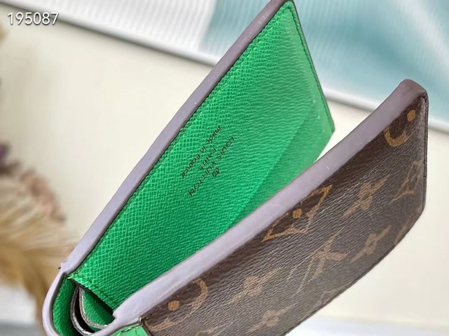 Louis Vuitton MULTIPLE WALLET M81357 green