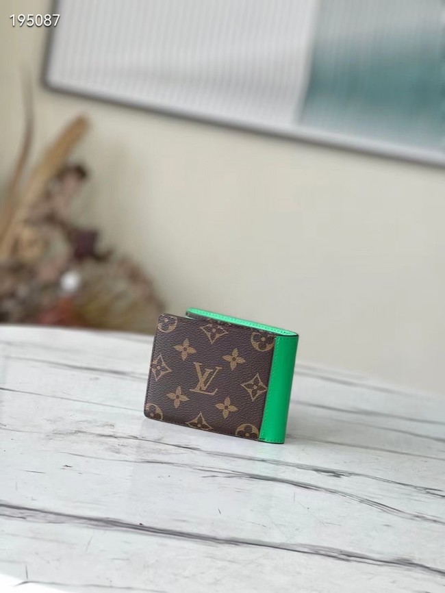 Louis Vuitton MULTIPLE WALLET M81357 green