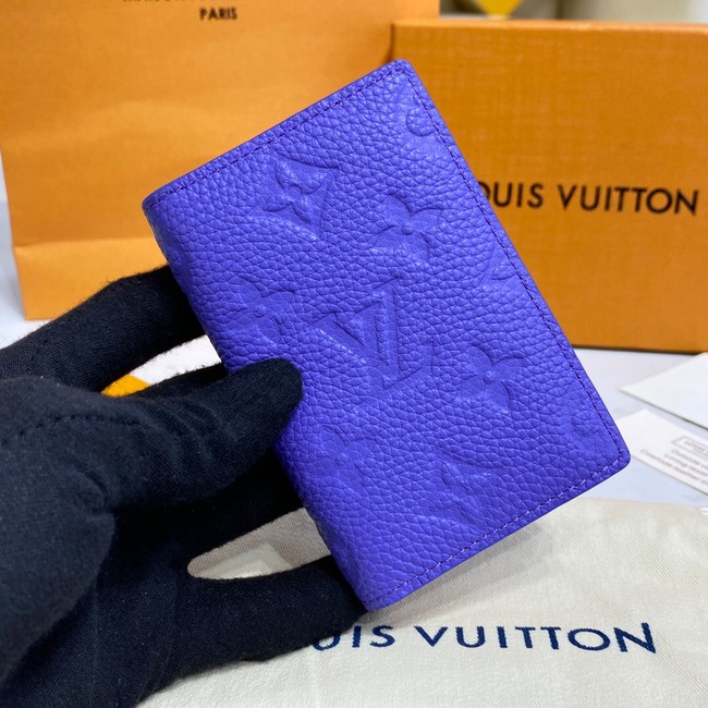Louis Vuitton POCKET ORGANIZER M81541 Purple