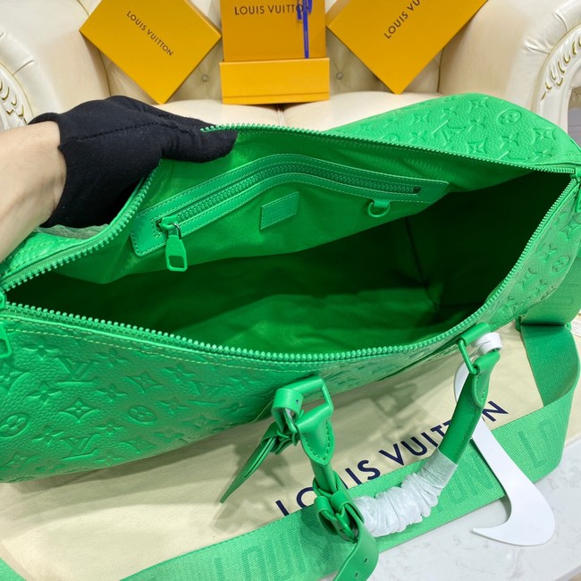 Louis Vuitton KEEPALL BANDOULIERE 50 M20963 green