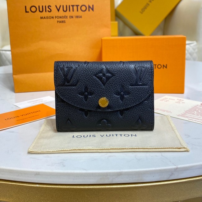 Louis Vuitton ROSALIE COIN PURSE M81520 black