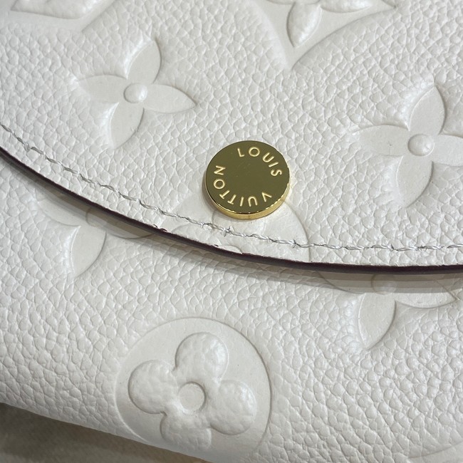 Louis Vuitton ROSALIE COIN PURSE M81520 white