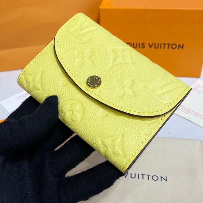 Louis Vuitton ROSALIE COIN PURSE M81520 yellow