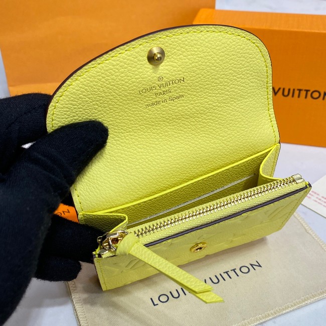 Louis Vuitton ROSALIE COIN PURSE M81520 yellow