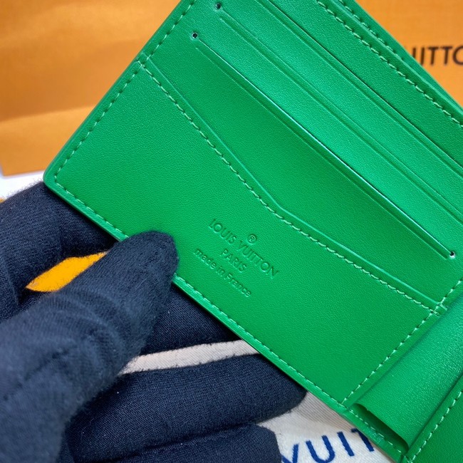 Louis Vuitton SLENDER WALLET M81547 green