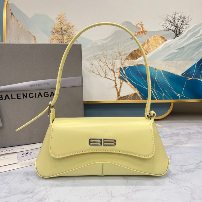 Balenciaga HOURGLASS SMALL TOP HANDLE BAG 6008 yellow