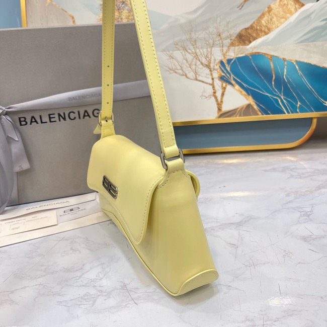 Balenciaga HOURGLASS SMALL TOP HANDLE BAG 6008 yellow