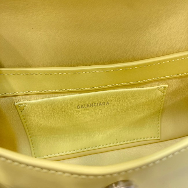 Balenciaga HOURGLASS SMALL TOP HANDLE BAG 6008 yellow