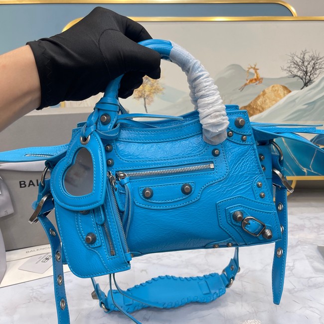 Balenciaga NEO CAGOLE XS HANDBAG 05812 blue