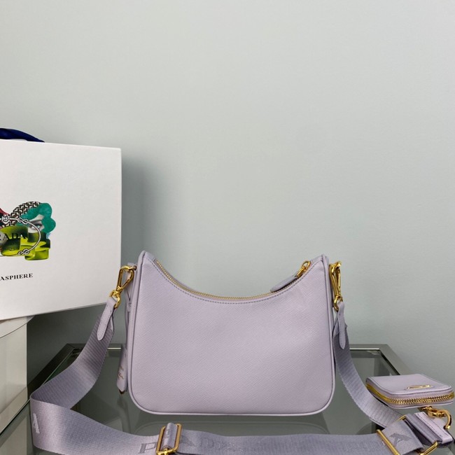 Prada Re-Edition 2005 Saffiano shoulder bag 1BH204 Lavender