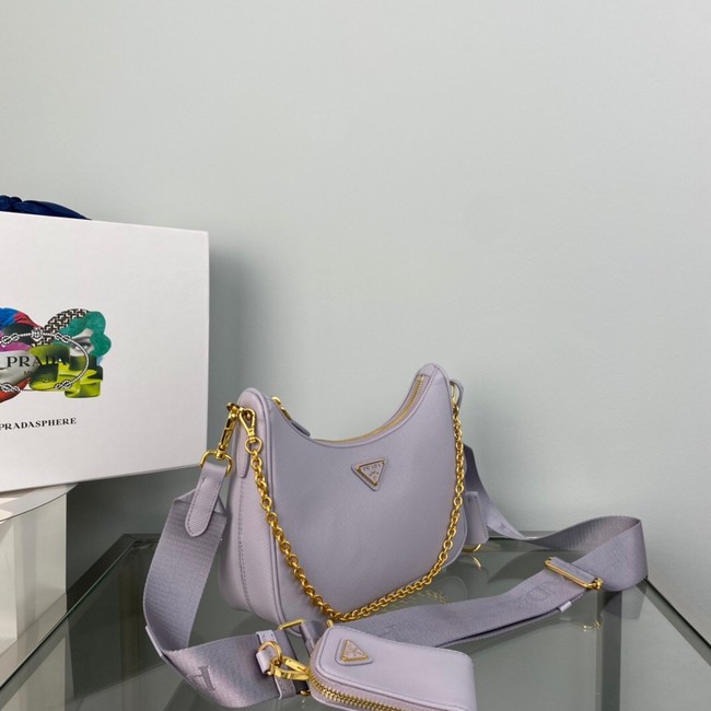 Prada Re-Edition 2005 Saffiano shoulder bag 1BH204 Lavender