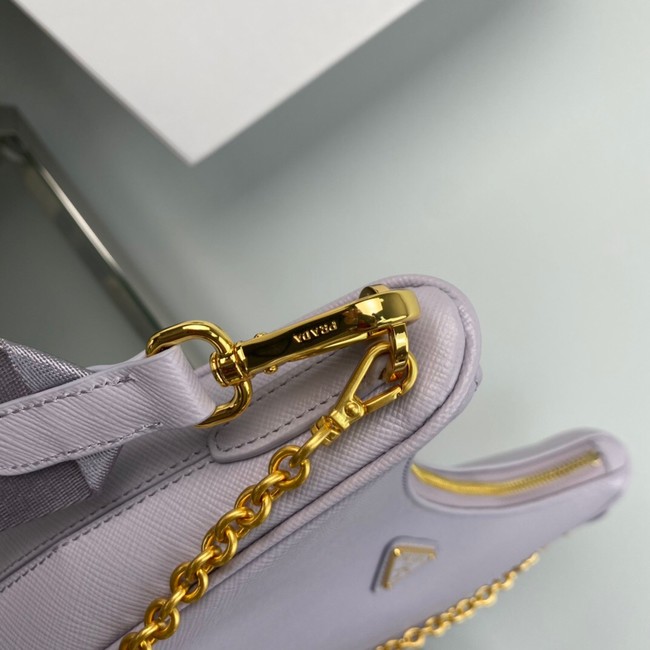 Prada Re-Edition 2005 Saffiano shoulder bag 1BH204 Lavender