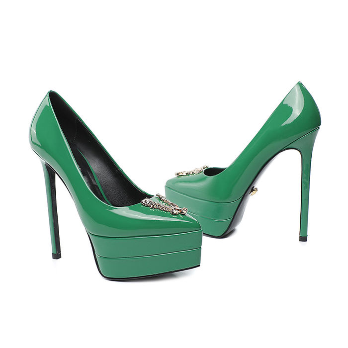 Versace Shoes VES00129 Heel 15CM