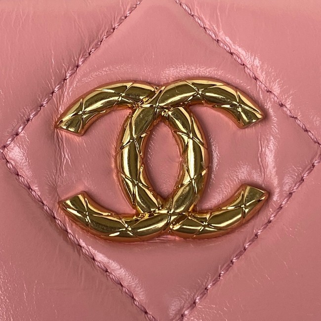 Chanel MINI CAMERA CASE AS3383 pink