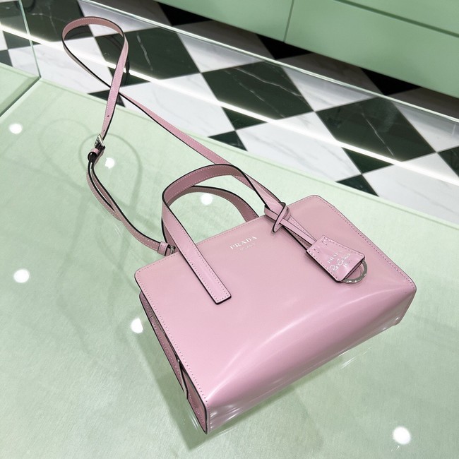 Prada Re-Edition 1995 brushed-leather small shoulder bag 1BA357 pink