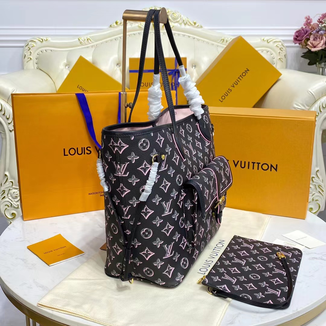 Louis Vuitton NEVERFULL MM M46137 Black