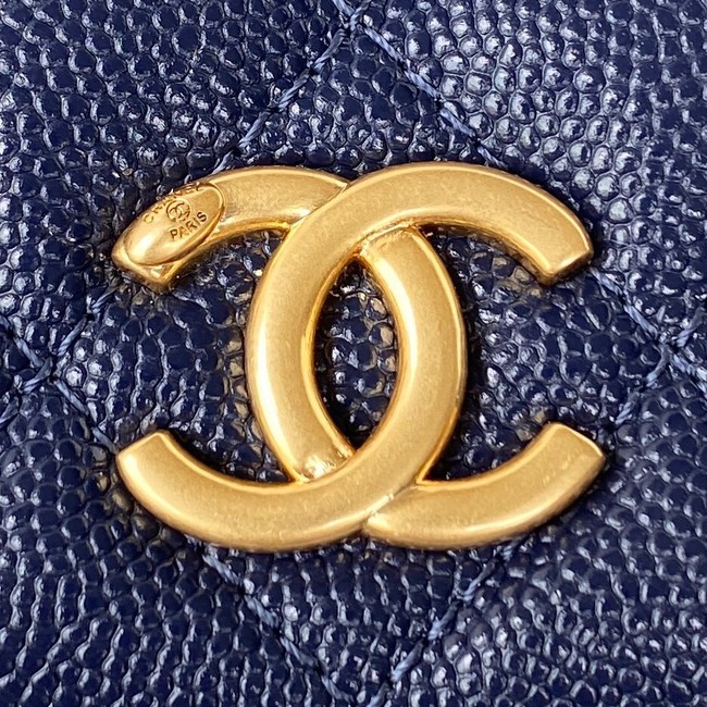 CHANEL CLUTCH WITH CHAIN AP2860 Navy Blue