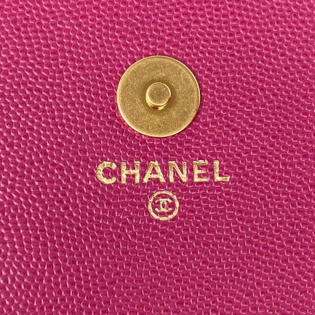 CHANEL CLUTCH WITH CHAIN AP2860 Plum