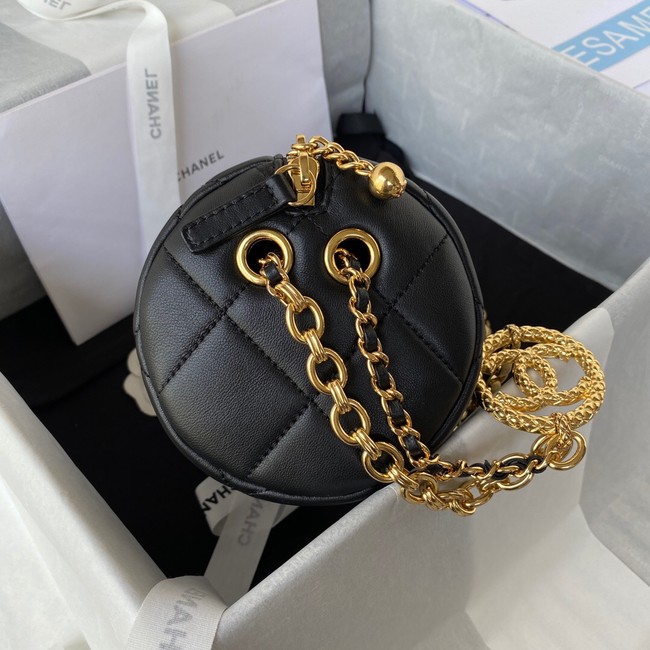 Chanel MINI BOWLING BAG AS3384 black