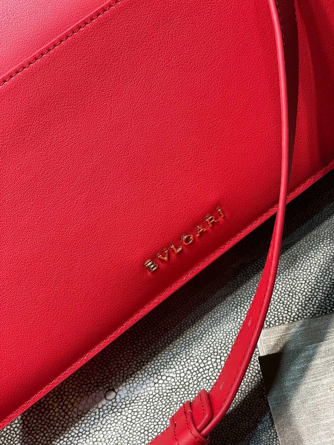 Bvlgari Serpenti Forever leather small crossbody bag 292833 red