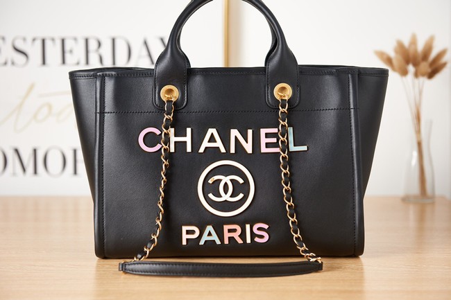 Chanel SMALL SHOPPING BAG AS3257 black