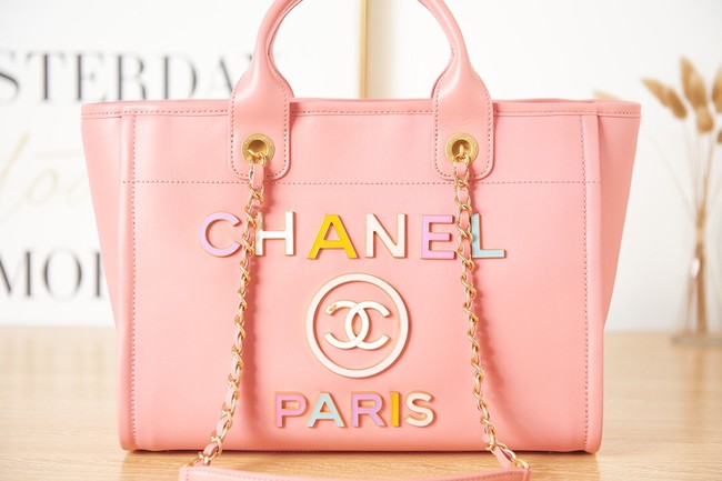 Chanel SMALL SHOPPING BAG AS3257 pink