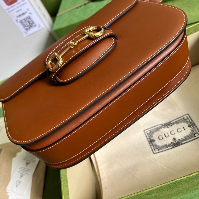 Gucci Horsebit 1955 small bag 602207 caramel