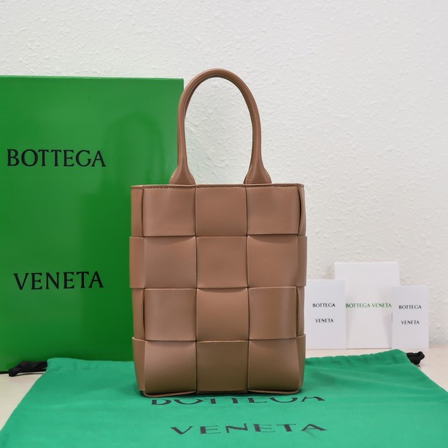 Bottega Veneta Mini Cassette Tote Bag 709341 brown