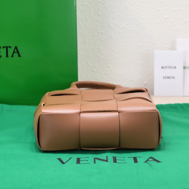 Bottega Veneta Mini Cassette Tote Bag 709341 brown