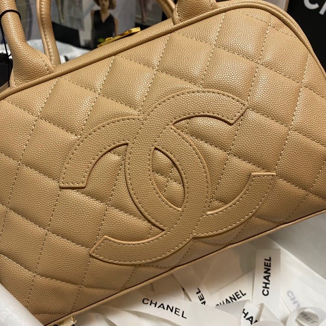 CHANEL Bowling Bag AS3034 apricot