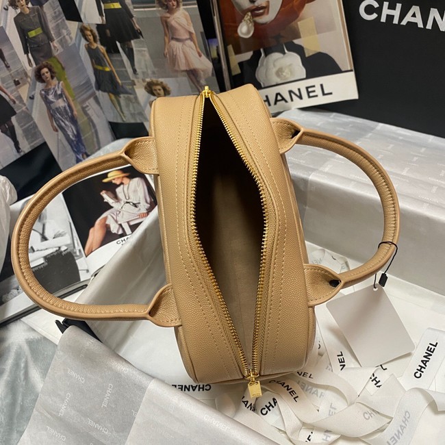 CHANEL Bowling Bag AS3034 apricot