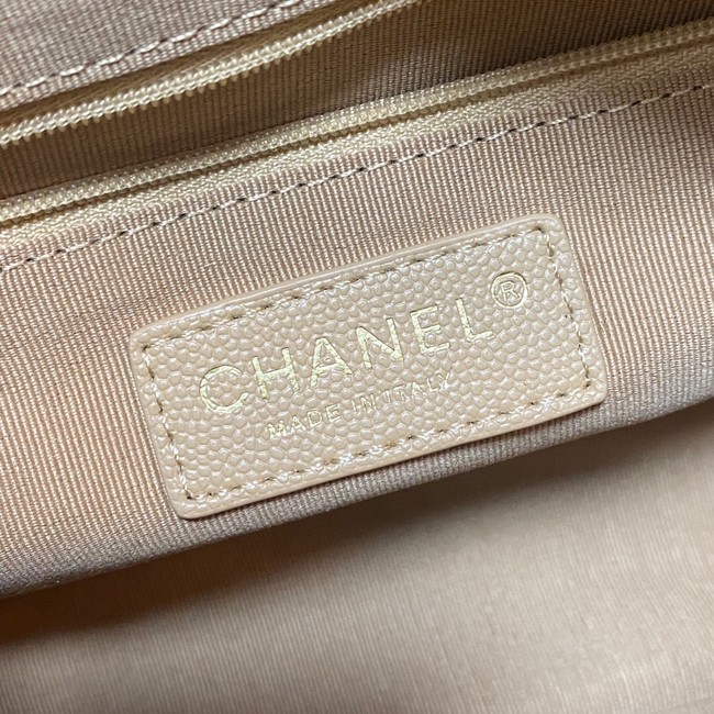 CHANEL Bowling Bag AS3034 apricot