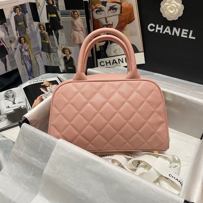 CHANEL Bowling Bag AS3034 pink