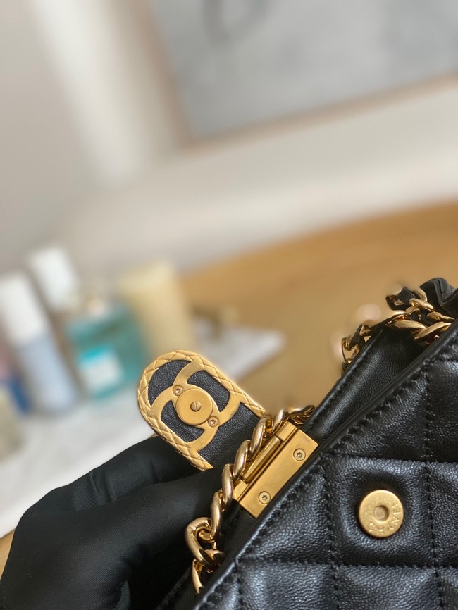 Chanel SMALL HOBO BAG AS3475 black