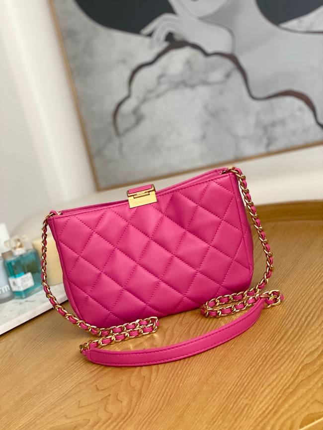 Chanel SMALL HOBO BAG AS3476 Fuchsia