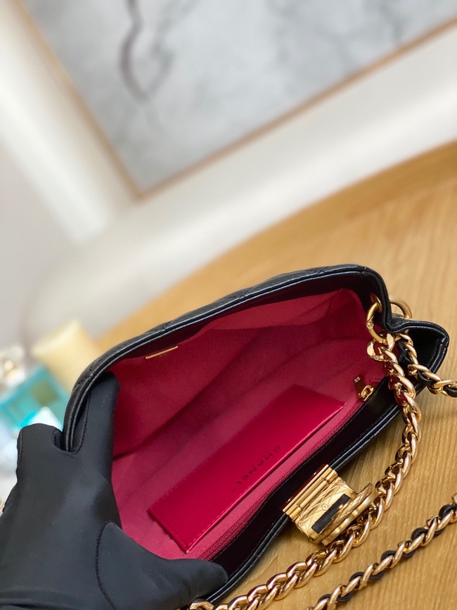 Chanel SMALL HOBO BAG AS3476 black