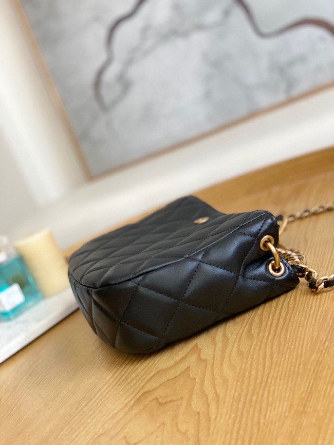 Chanel SMALL HOBO BAG AS3476 black