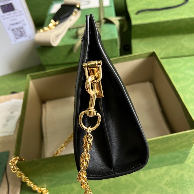 Gucci GG Matelasse leather shoulder bag 702200 black