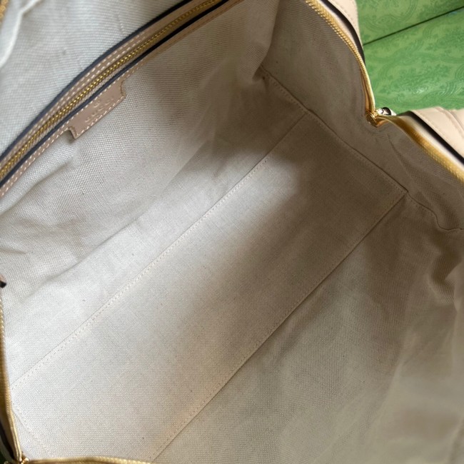 Gucci GG Matelasse leather top handle bag 702242 Beige