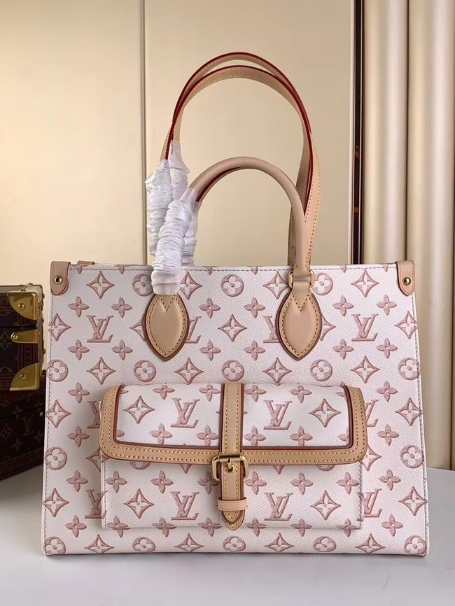 Louis Vuitton ONTHEGO MM M46154 white