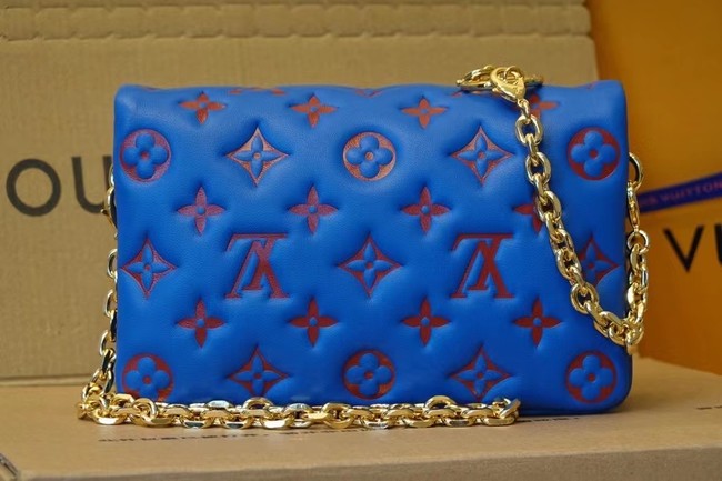 Louis Vuitton POCHETTE COUSSIN M80742 blue