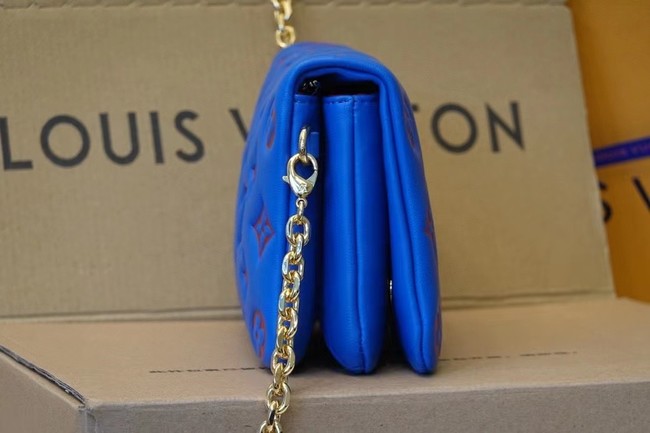 Louis Vuitton POCHETTE COUSSIN M80742 blue